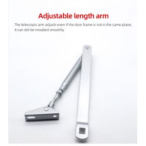 Hydraulic Soft Closing Door Closer for Heavy Duty Automatic Doors 120KG Capacity