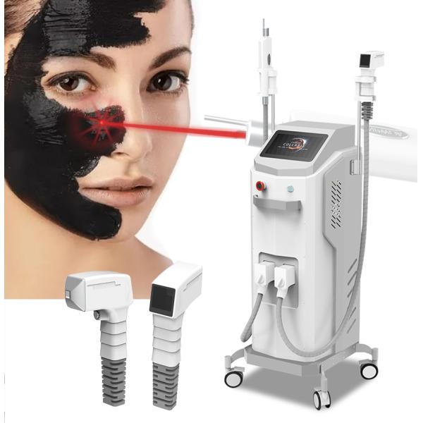 2 In 1 Diode Laser 755 808 1064 nm And Picosecond Laser Hair Removal And Tattoo