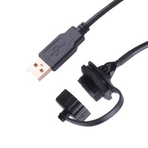 USB 2.0 A Female Connector With Shield And Cap To USB 2.0 A Usb Cables Made To