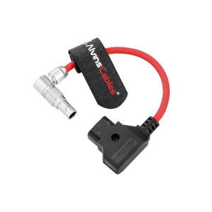 Alvin's Cables D-tap to Rotatable Right Angle 0B 2 Pin Male for Blackmagic Pyxis