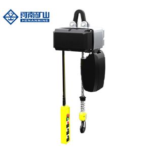 Double Brake Chain Block Hoist High Strength Safety Hook 1 Ton Manual Trolley