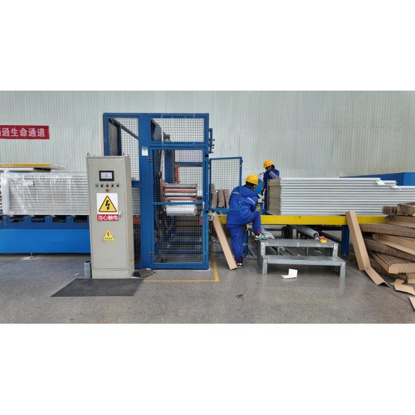 Quality Color Coated Stainless Steel Board / Cement Mortar Cloth Surface Polyurethane Sandwich Wall Panel For Versatile Uses wholesale