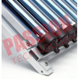 Compact Thermal Solar Collector Inclined Installation Roof 24mm Condenser Copper