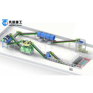 NPK Fertilizer Making Machine Compound Fertilizer Granulator Roller Granulator Production Line