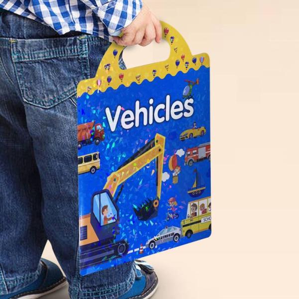 Durable Educational Learning Products Children Removable Sticker Book