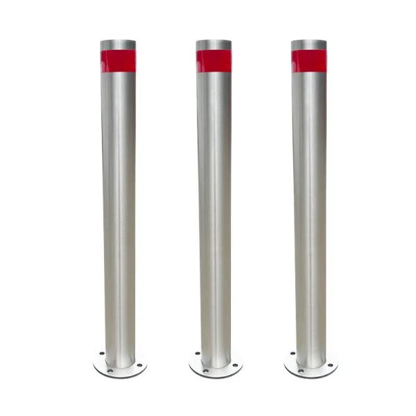 201/304/316 Stainless Steel Fixed Bollard Column for Parking Lot Access Control
