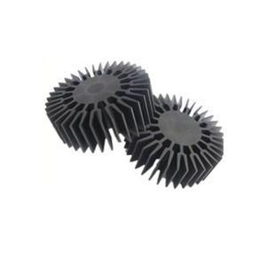 China Anodized Sunflower Aluminum Heat Sinks 6063 T5 For Heat Exchange on sale