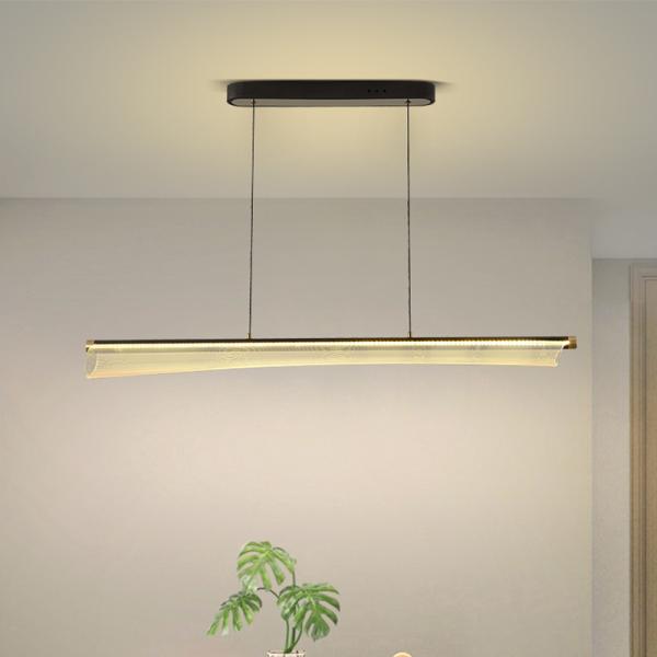 Modern Designer Long Slim Waist Acrylic Pendant Light Decor Lighting
