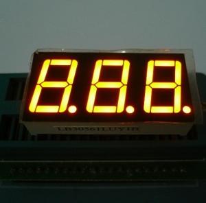 Cheap CC/CA Polarity 3digit 7 Segment LED Display Common Anode 37.6 X 19mm Outer Dimension for sale
