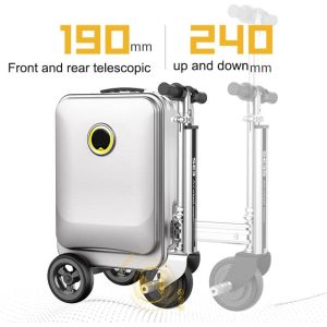 Smart Electric Spinner Trolley Travel Suitcase with TSA Lock 400mm x 200mm x