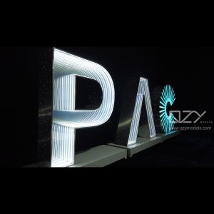 Logo Signage Model with Light - PHD 1:25 Shanghai Landscape Design Model