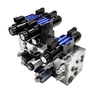 Custom Hydraulic Manifold Block with 5-axis CNC Machining for Precision Fluid
