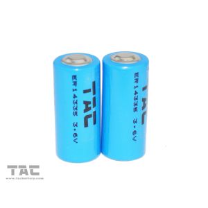 High Energy Density 1600mAh 3.6V LiSOCl2 Lithium Primary Battery ER14335