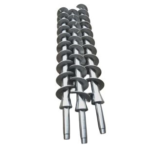 Stainless Blade Carbon Steel Flex Screw Auger Continuous For Powder And Granule