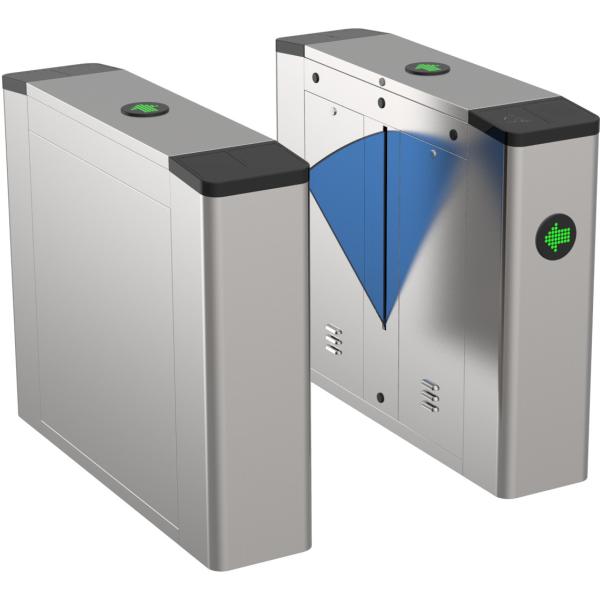 Modern Security Solution 550mm Flap Barrier Turnstile with Dynamic Indicator