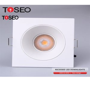 10W IP 20 Square Smart Home LED Light Anti Glare White Ceiling Downlights