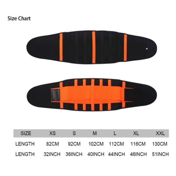 Sports Therapy Back Support Pian Relief Belt Neoprene Waist Trimmer Slimming Belt