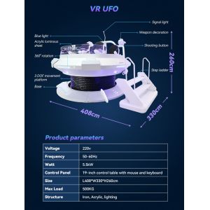 9D Cinema 5 Seats VR Chair Virtual Reality Game Machine 360 Degree Simulator