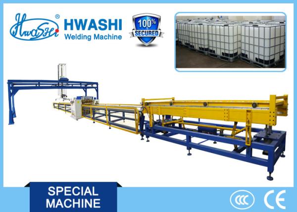 Quality IBC Tubular Mesh Welding Machine With Automatic Feeder And Unloading System wholesale