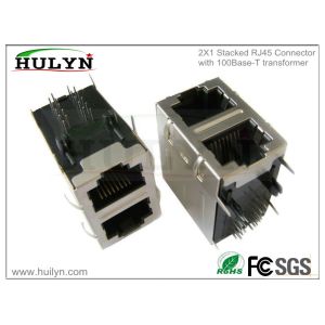Cheap RJ45 with transformer RJ45 JACK Stacked for sale