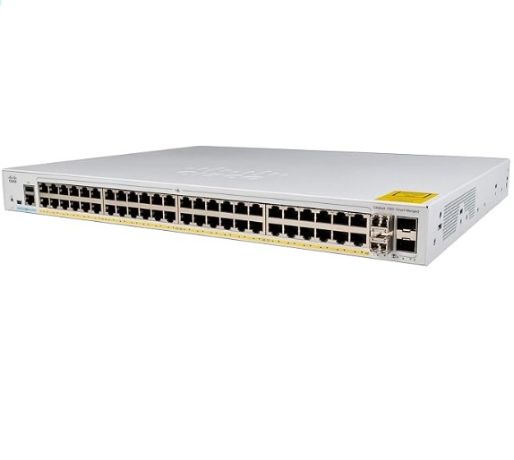 Quality C1000-48P-4X-L Cisco Catalyst 1000 Switches 48x 10/100/1000 Ethernet Ports  PoE+ 370W 4x 10G SFP Uplinks wholesale