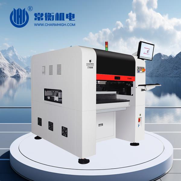Ground Screw Linear Guide Transmission System SMT Pick And Place Machine With Up
