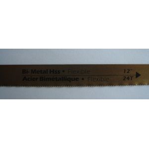 Bi-metal Hss Hacksaw Blade-Flexible-12"-24T