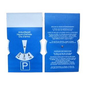 Universal Car Euro Plastic Parking Disc With Small Drawer Ice Scraper for Easy