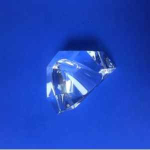 China Angle Tolerance of 0/-0.1mm Optical Glass Wedge Shape Quartz Light Guide Block for Precision on sale