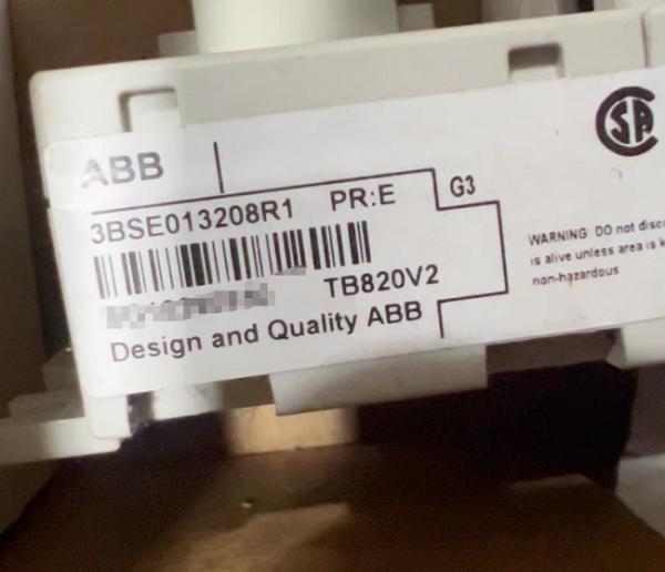 TB820V2 3BSE013208R1 ABB I/O module terminal base S800 I/O system Screw-type