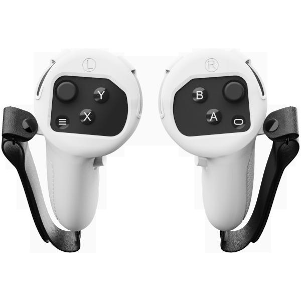 Quality Silicone Controller Cover For Meta Quest 3 Anti-Throw Protective With Wrist Knuckle Strap wholesale