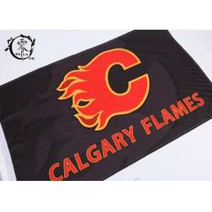 NHL Calgary Flames 3D Sublimation Flags Grommets 3 x 5-Foot Polyester Custom