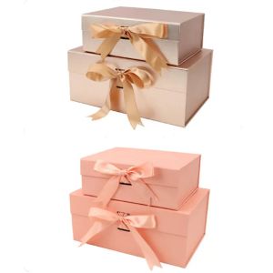 Customized Paper Rigid Foldable Boxes Magnetic Folding Gift Box