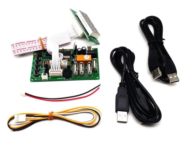 Quality JY-18B coin operated USB time board with separate display time control Power Supply for USB devices wholesale