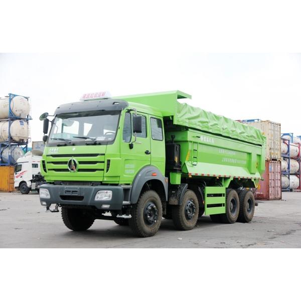 Quality Beiben 8x4 Muck Tipper Used Heavy Trucks Single And Half Row Cab 12 Tires wholesale