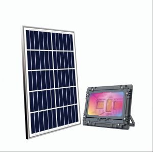 Outdoor Waterproof Solar Flood Light Integrated 6000K Light With LiFePO4 Battery
