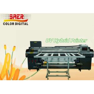 Cheap Digital Factory Price UV Hybrid Printer Flatbed &amp; Roll To Roll UV Printer for sale