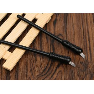 Cheap Black Big Head Sketch Disposable Microblading Pen #16 Pins Blade for sale