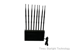 Cheap Wireless GPS Signal Jammer Mobile Network Blocker With 8 Omni Directional Antenna for sale