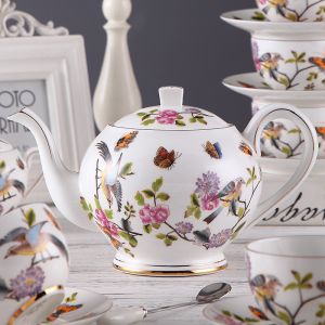 Multicolored Lightahead 1100ml Unique Antique Ceramic Teapots Set