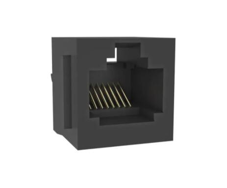 RJE08188001F Single Port RJ45 8P8C Vertical Jack Ethernet Modular Connectors