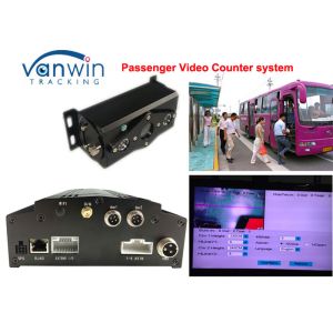 4CH People video counter HD Mobile DVR / HDD bus management car dvr system