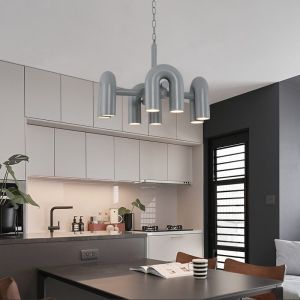 Post modern creative U-shaped living room pendant lamp Cirkus Chandelier(WH-MI