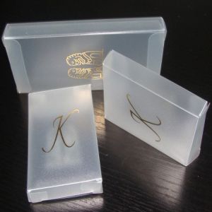 China Perfume Cosmetic Packaging Box Folding PET PVC PP Clear Plastic on sale