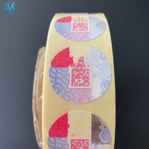 Customized Holographic Security Stickers Adhesive Ironing Laser Safety Stickers