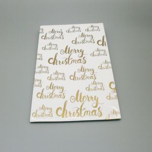 Christmas Recyclable Paper Gift Bag with Drawstring 10x12in