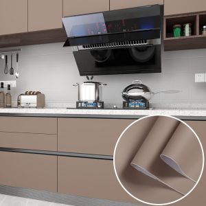 Water-proof and PVC Material for Home Decoration Solid Color Backsplash