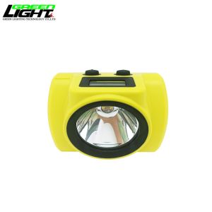 High Power 25000 Lux LED Explosion-proof Miners Cap Lamp GLC-6S OLED Display