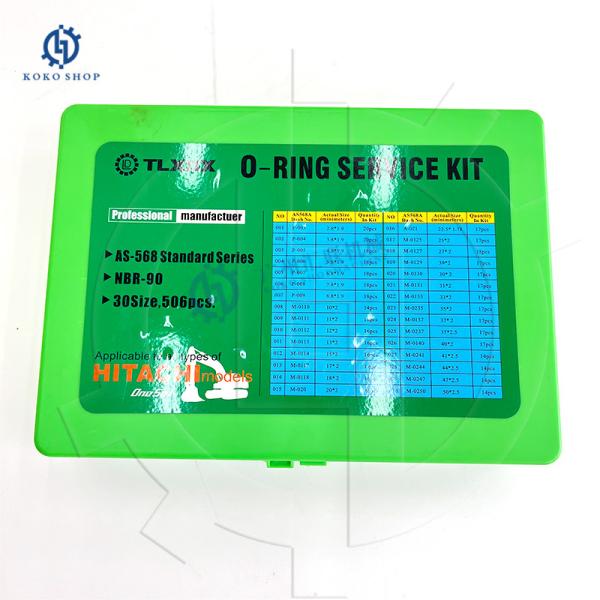 Quality NBR-90 O ring Service Kit EX Rubber O-Ring Box for HITACHI Excavator Spare Parts wholesale