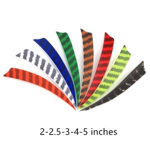 Cheap 3&quot;/4&quot;/5&quot; And Full Length Shield Cut And Parabolic solid and barred Left And Right Wing natural Arrow turkey Feather for sale
